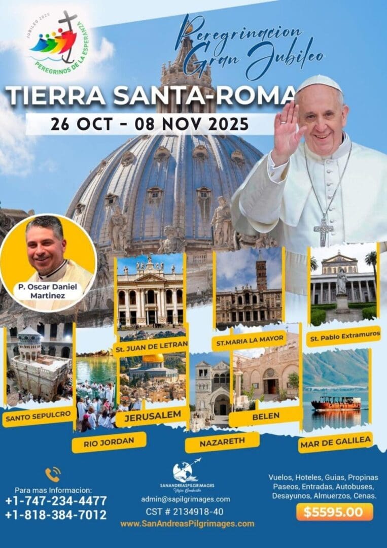 Folleto TIERRA SANTA ROMA Itineraries